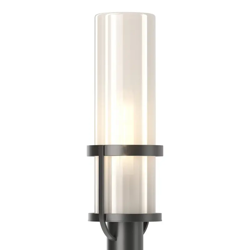 Alcove One Light Outdoor Post Mount Coastal Black