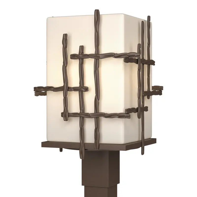 Tura One Light Outdoor Post Mount Coastal Bronze