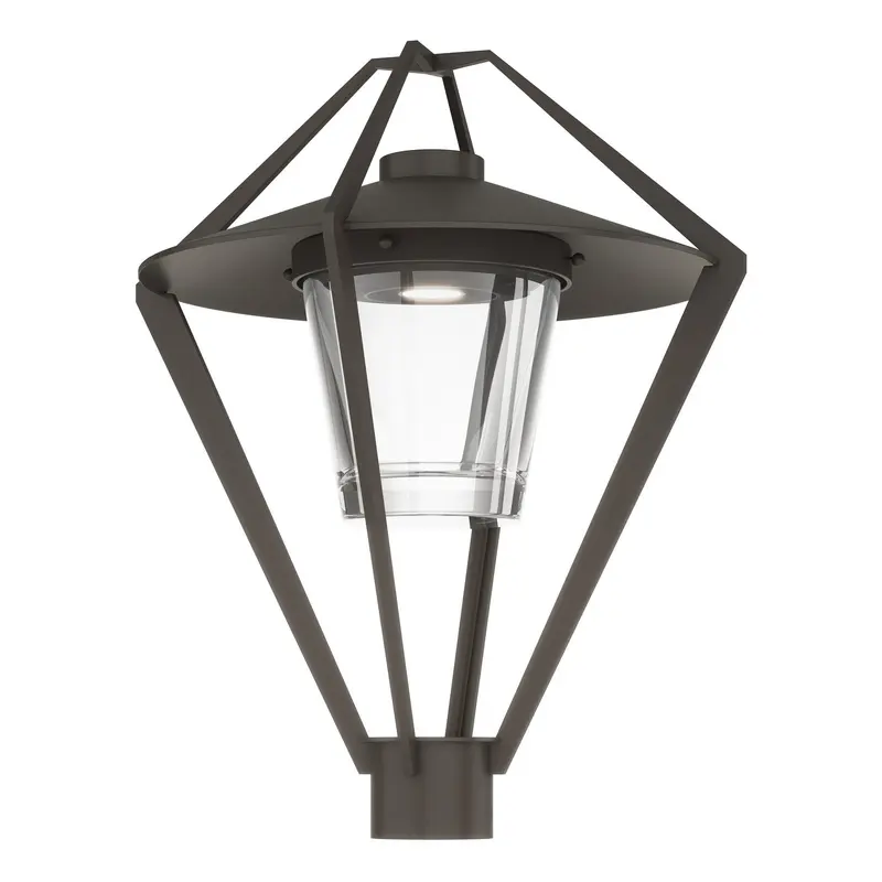 Stellar One Light Outdoor Post Mount Coastal Dark Smoke