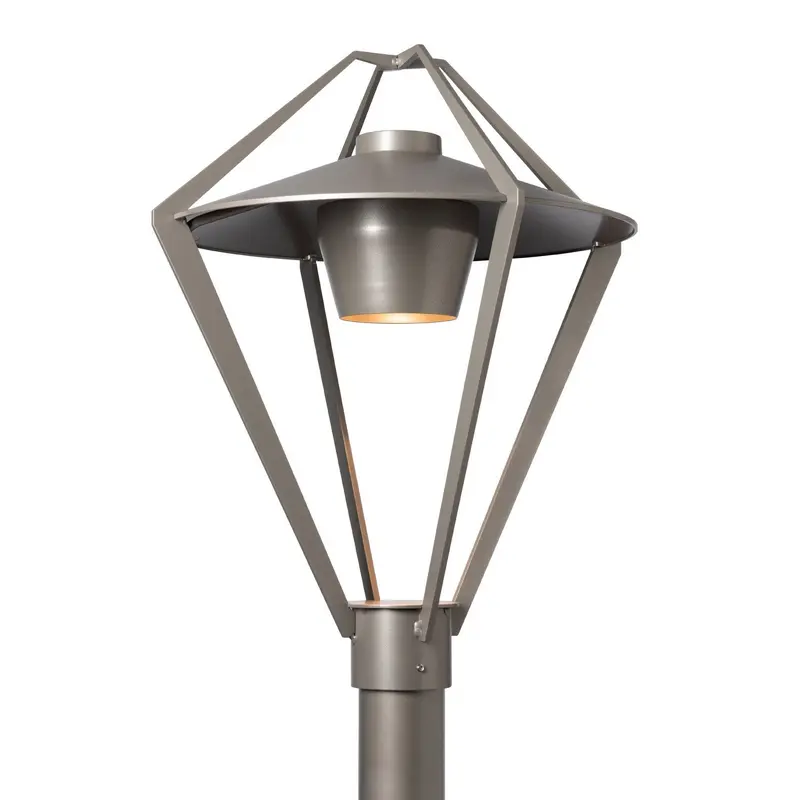 Stellar One Light Post Mount Coastal Burnished Steel