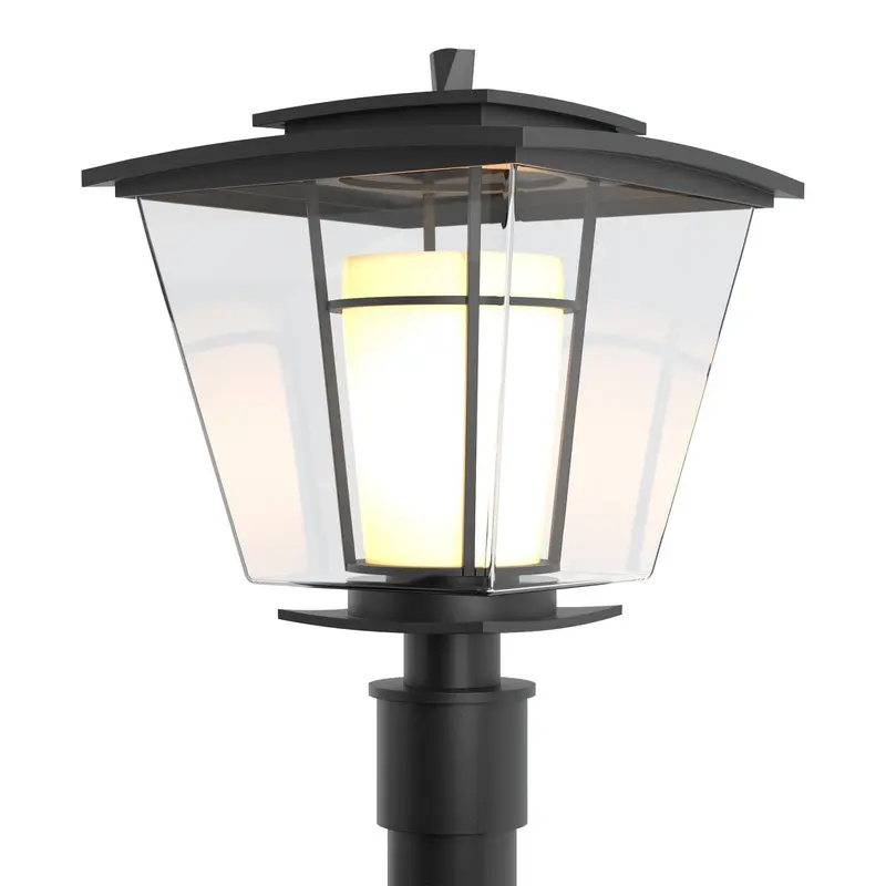 Beacon Hall One Light Outdoor Post Mount Coastal Black