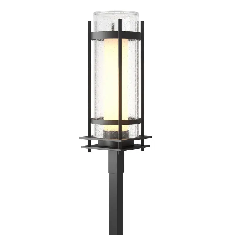 Torch One Light Outdoor Post Mount Coastal Black