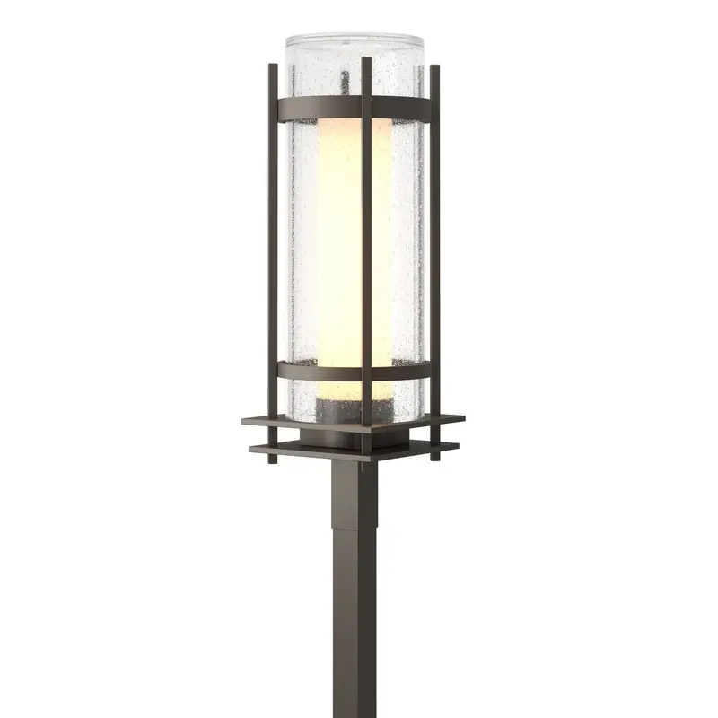 Torch One Light Outdoor Post Mount Coastal Dark Smoke