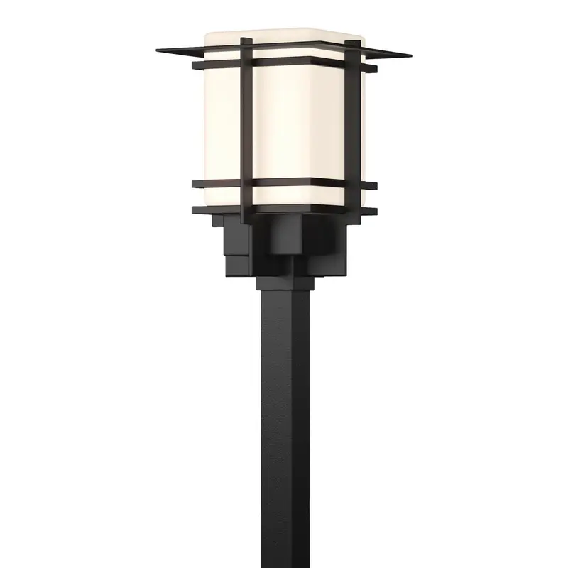 Tourou One Light Outdoor Post Mount Coastal Black