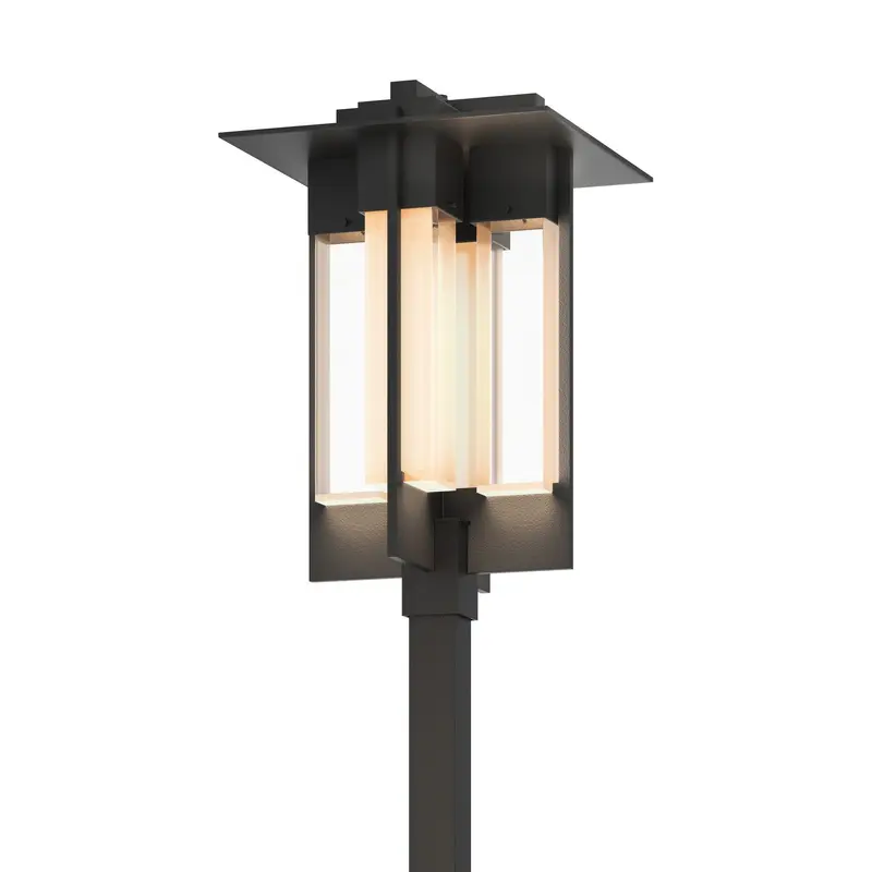 Axis Four Light Outdoor Post Mount Coastal Black
