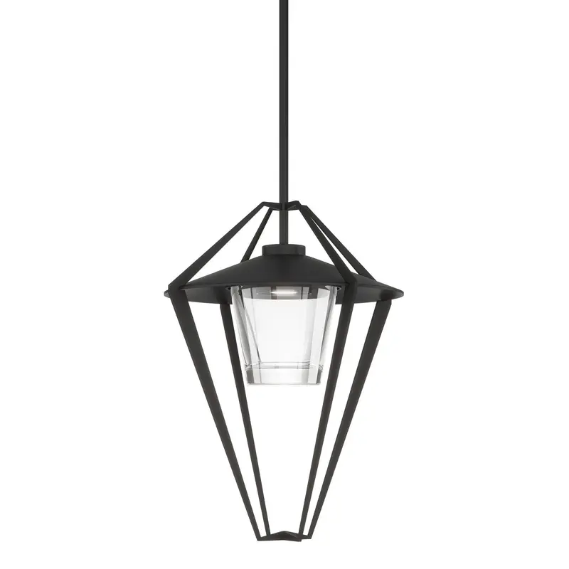 Stellar One Light Outdoor Pendant/Semi-Flush Coastal Black