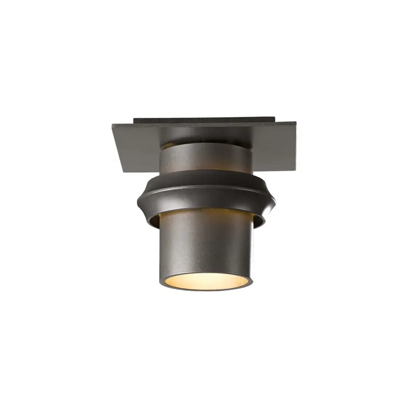 Twilight One Light Outdoor Semi-Flush Mount Coastal Dark Smoke