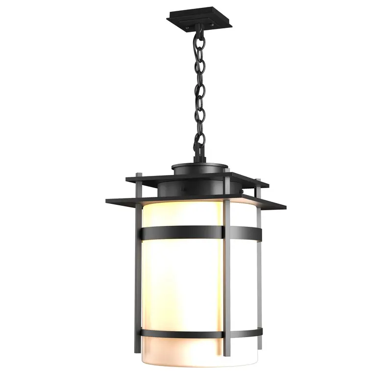 Banded One Light Outdoor Fixture Coastal Black