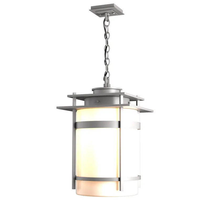 Banded One Light Outdoor Fixture Coastal Burnished Steel
