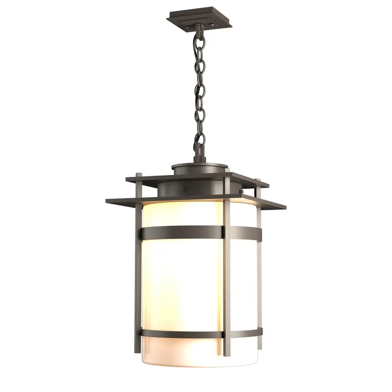Banded One Light Outdoor Fixture Coastal Dark Smoke