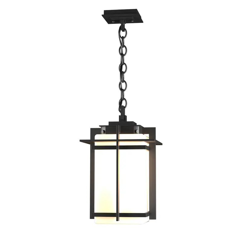 Tourou One Light Outdoor Ceiling Fixture Coastal Black