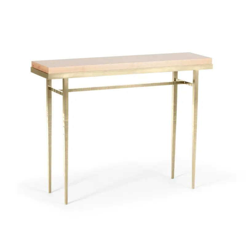 Wick Console Table Modern Brass