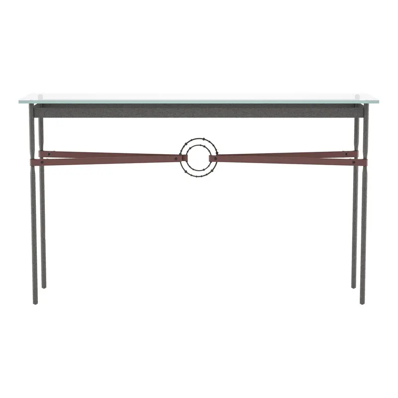 Equus Console Table Natural Iron