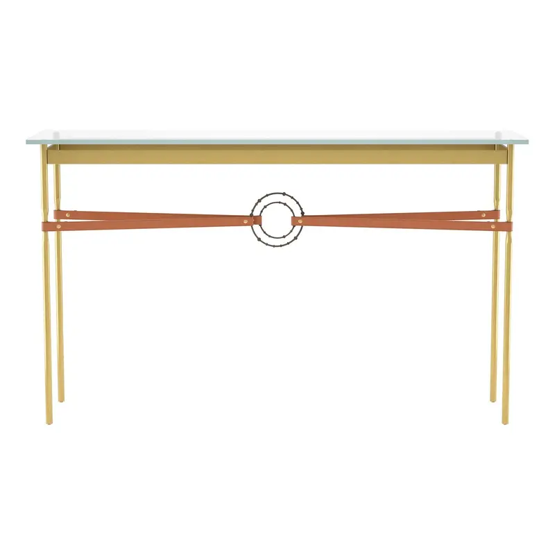Equus Console Table Modern Brass