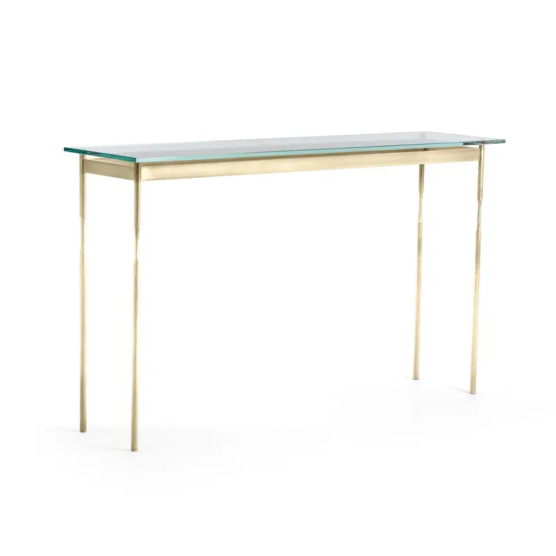 Senza Console Table Modern Brass