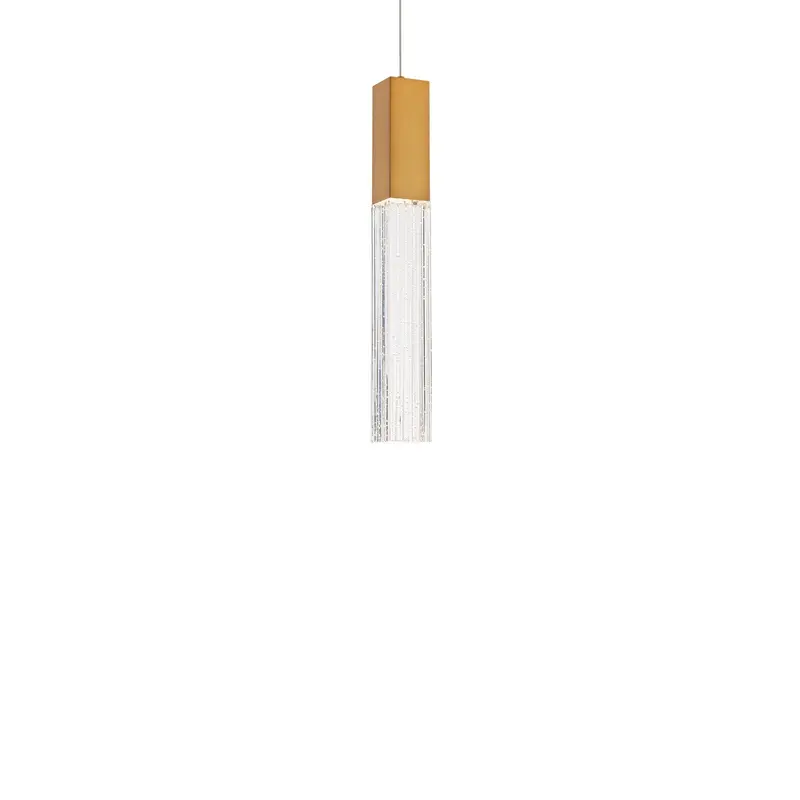 Cinema LED Mini Pendant Aged Brass