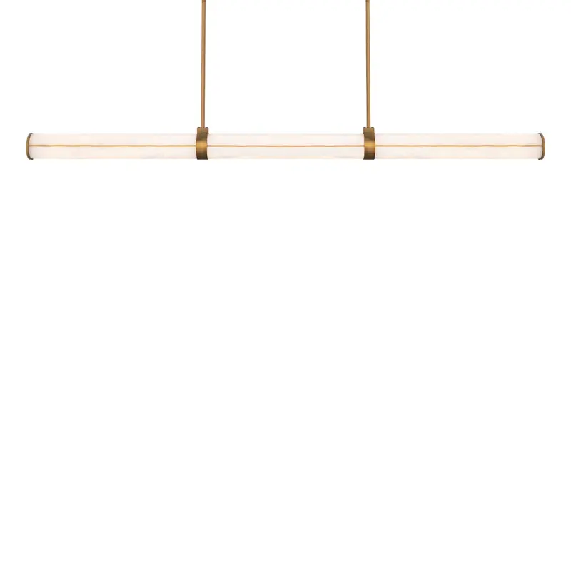 Clique LED Linear Pendant Aged Brass