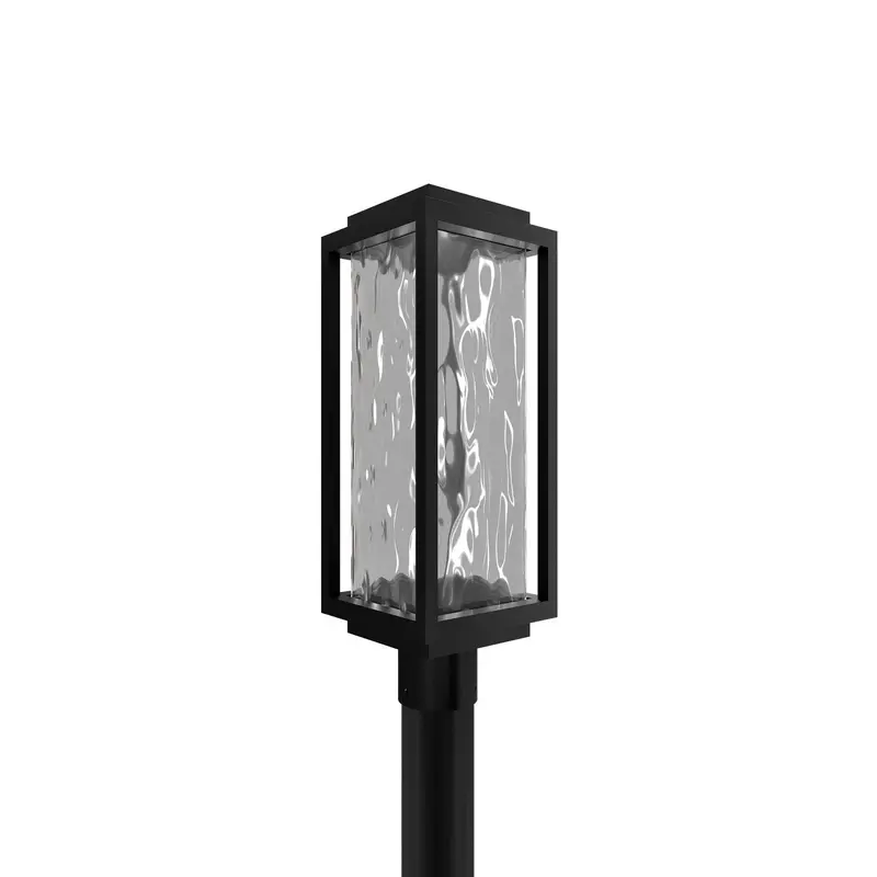 Two If By Sea LED Outdoor Post Mount Black