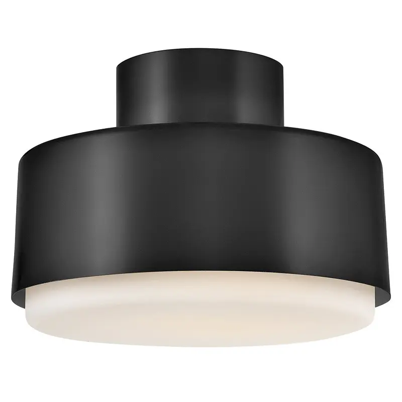 Cedric LED Semi-Flush Mount Black