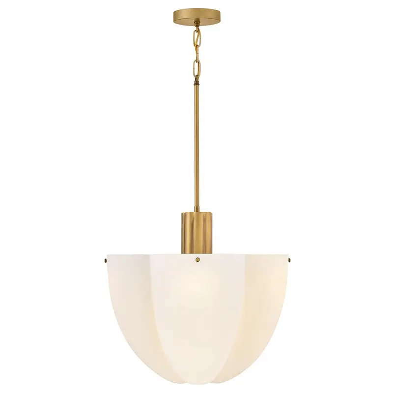 Becca LED Pendant Heritage Brass