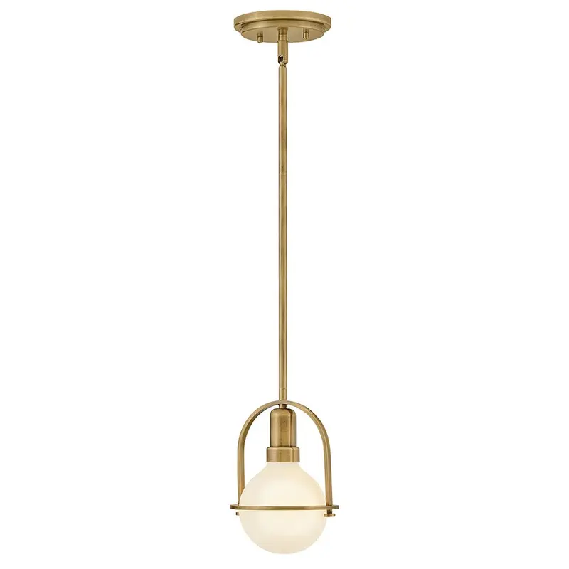 Somerset LED Convertible Semi-Flush Mount Heritage Brass