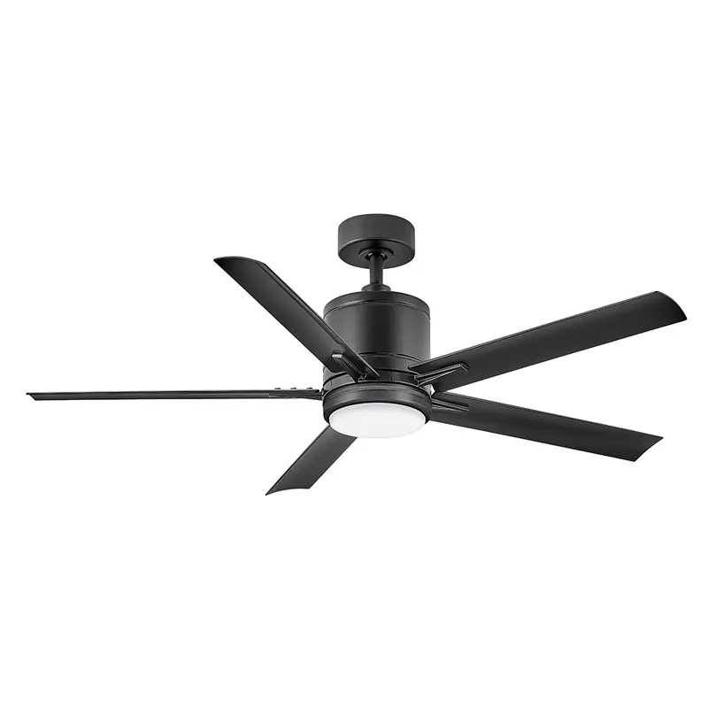 Vail 52" LED Smart Fan Matte Black