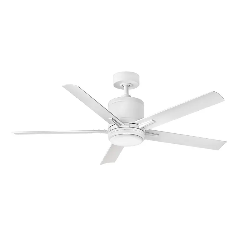 Vail 52" LED Smart Fan Matte White