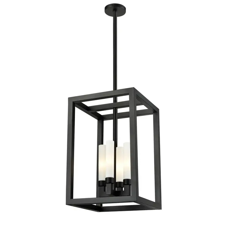 Ajax Four Light Pendant Black