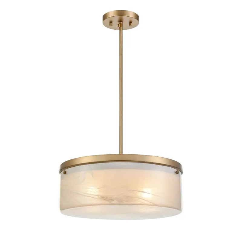 Bessemer Three Light Pendant Brass