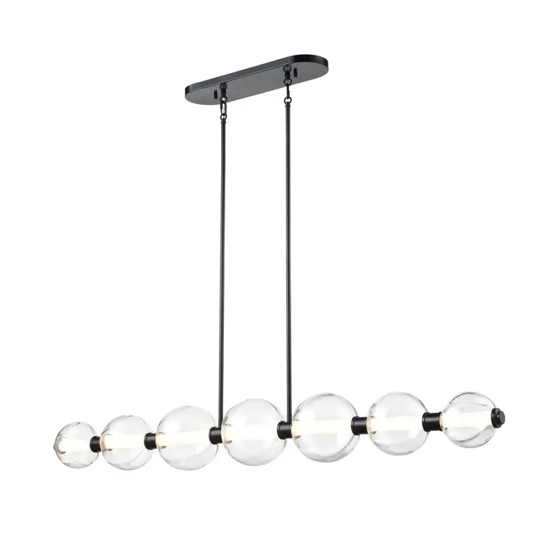 Glimmer LED Linear Pendant Ebony