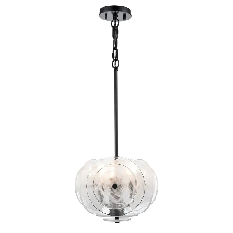 Carousel Three Light Pendant Ebony