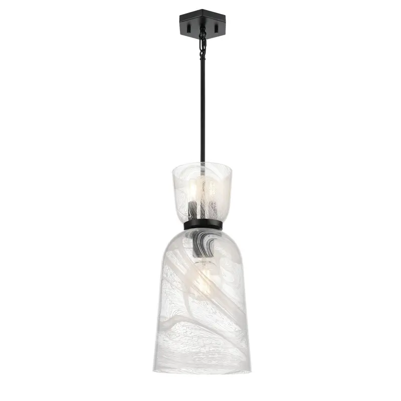 Chalice One Light Mini-Pendant Ebony