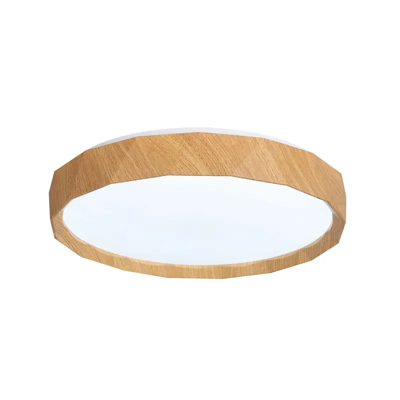 Dawson LED Flush Mount Natural Wood