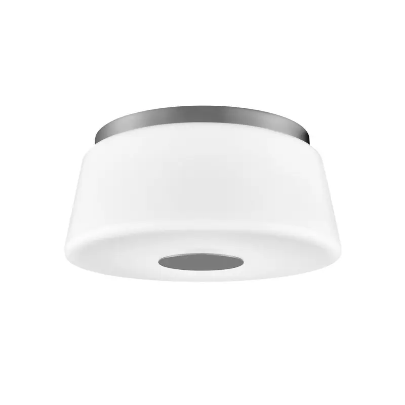 Robson Hall Three Light Flush Mount Satin Nickel
