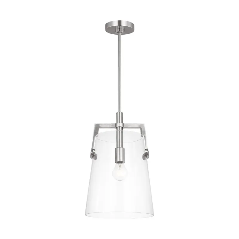 Crofton One Light Pendant Brushed Nickel