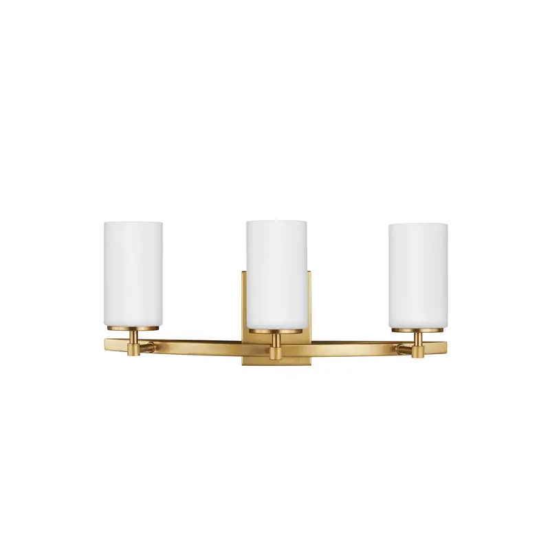 Alturas Three Light Wall / Bath Satin Brass