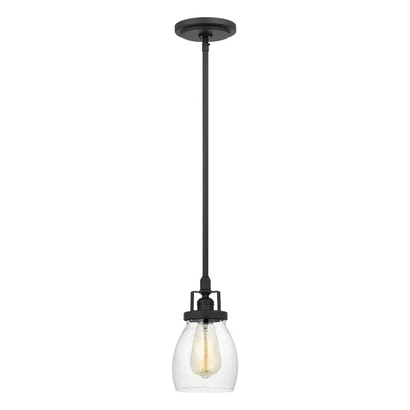 Belton One Light Mini-Pendant Midnight Black