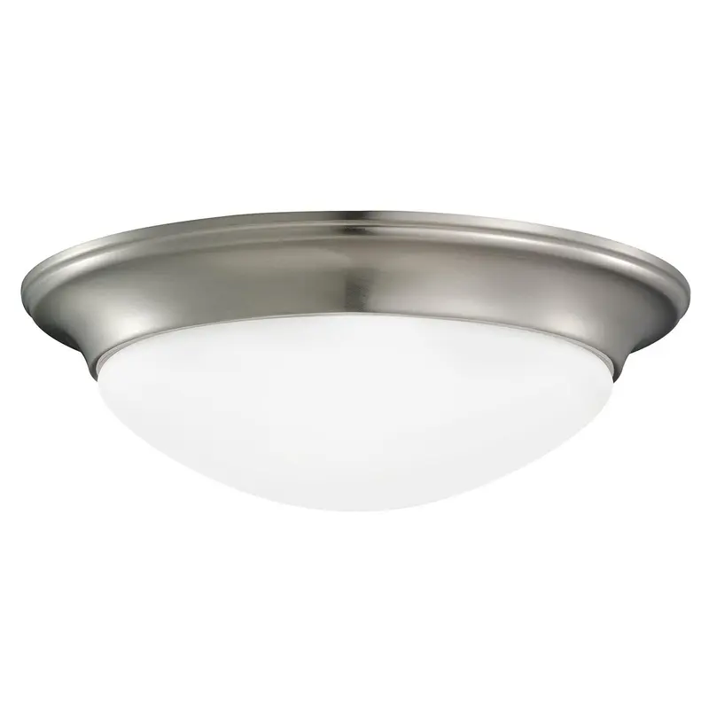 Nash Two Light Flush Mount Brushed Nickel