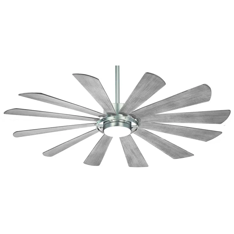 Windmolen 65" Ceiling Fan Brushed Steel