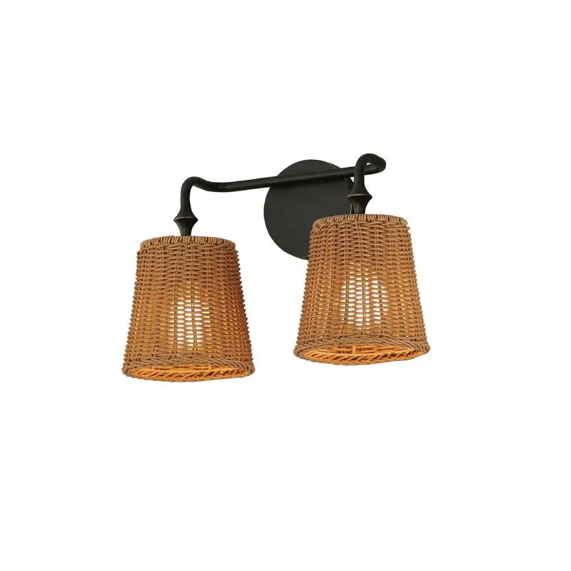 Baja Two Light Wall Sconce Dark Bronze