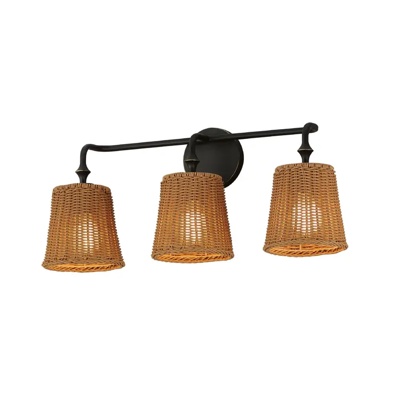 Baja Three Light Bath Vanity Dark Bronze