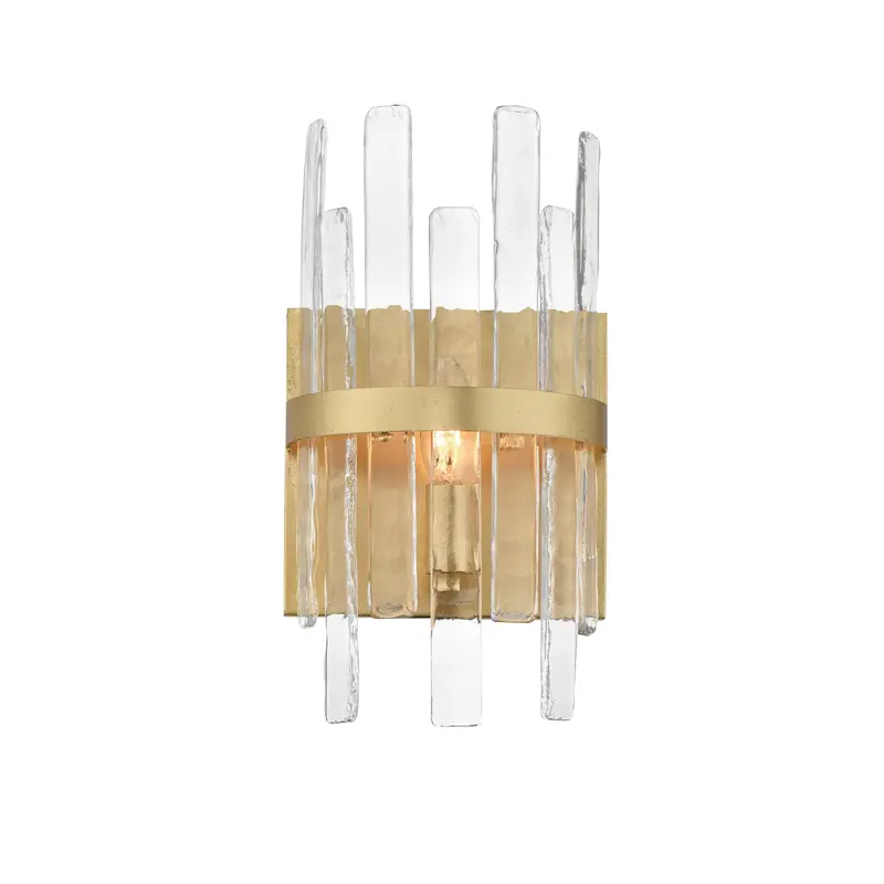 Warren One Light Wall Sconce Gold Leaf