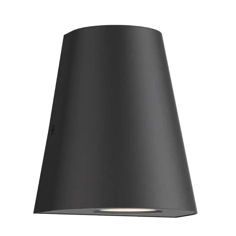 Taper LED Outdoor Wall Sconce Black