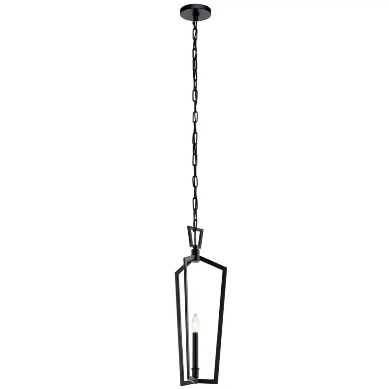 Abbotswell One Light Pendant Black