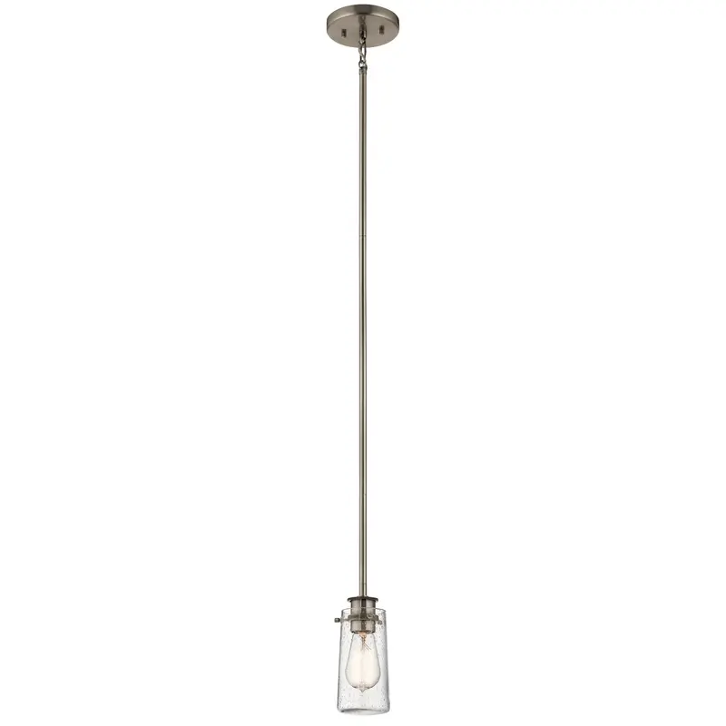 Braelyn One Light Mini Pendant Classic Pewter