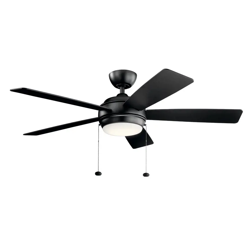 Starkk 52"Ceiling Fan Satin Black