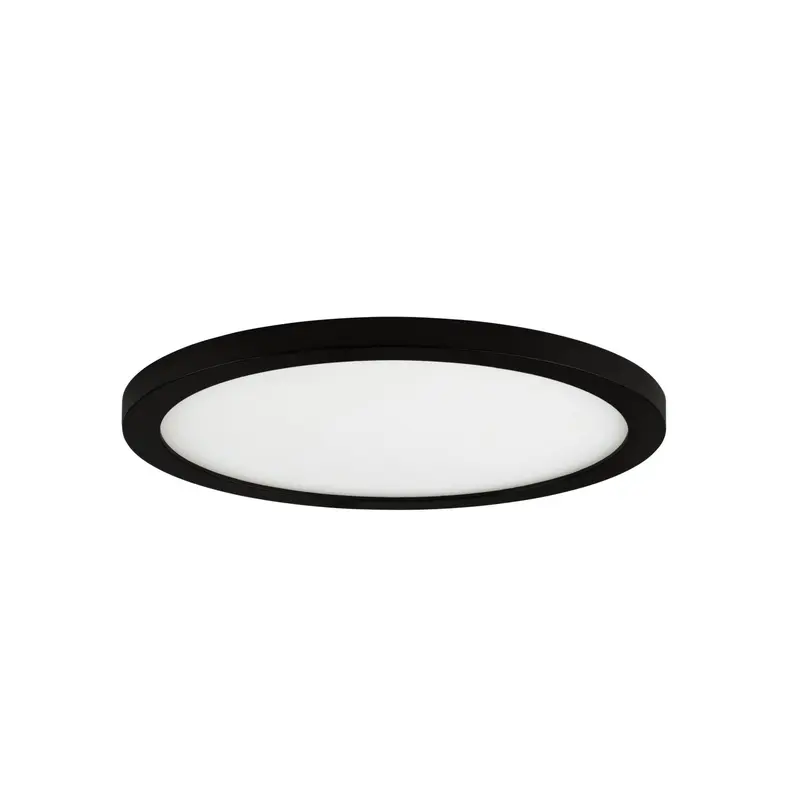 Wafer LED Flush Mount Black
