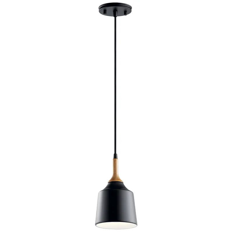 Danika One Light Mini Pendant Black