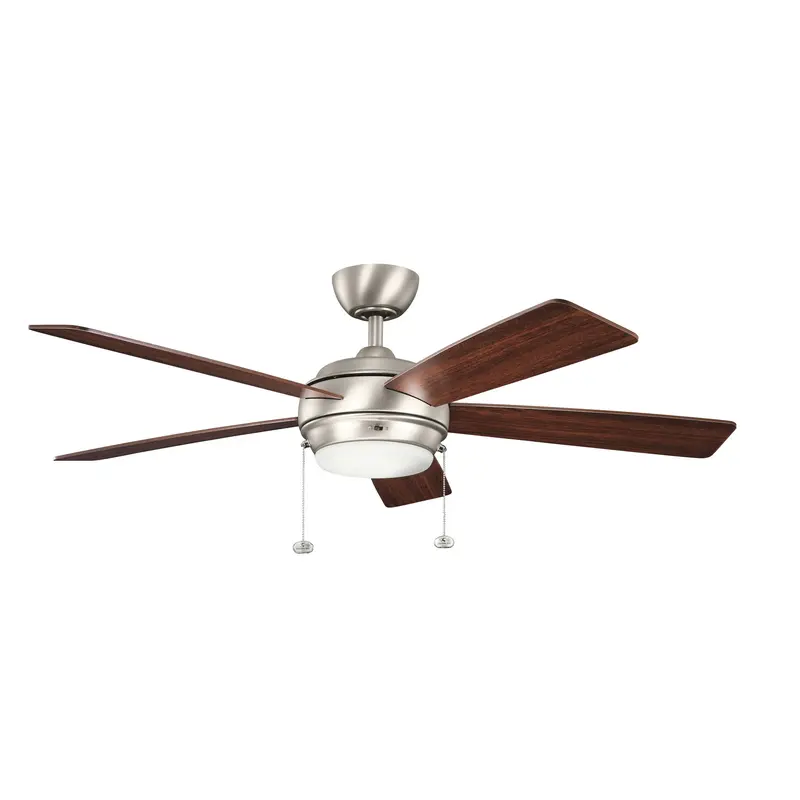 Starkk 52"Ceiling Fan Brushed Nickel