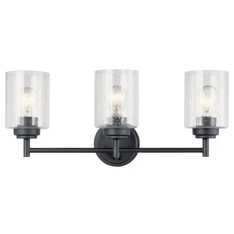 Winslow Three Light Bath Black